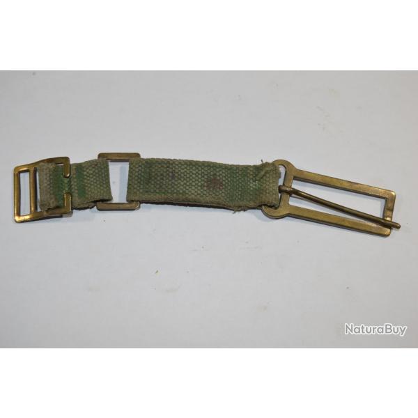 Attache fixation de brelage  / passant pour ceinturon Anglais WEB style WW2 Export (17)