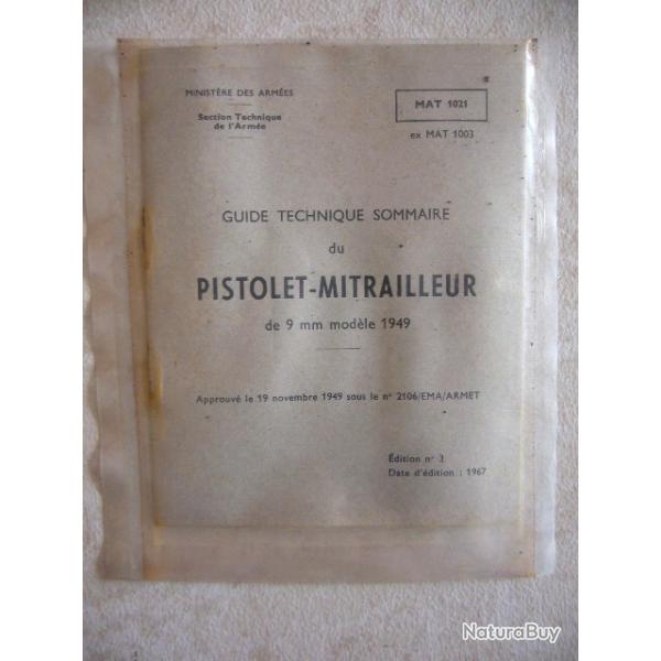 Guide technique du PM Mle 1949 dat� de 1967 (D 46)