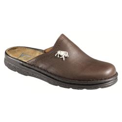 Chaussons en cuir Sanglier
