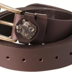 Ceinture en cuir sanglier 40 mm