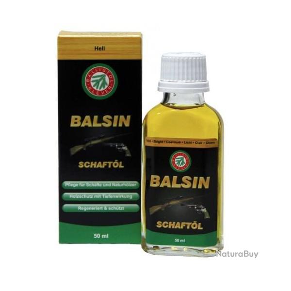 Ballistol Balsin huile pour f�t et crosse en bois, clair 50 ml