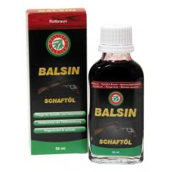 Ballistol Balsin huile pour f&ucirc;t et crosse en bois, brun rouge 50 ml