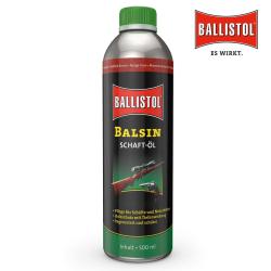 Ballistol Balsin huile pour f&ucirc;t et crosse en bois, brun rouge 500 ml