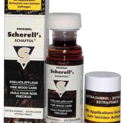 Huile pour crosse Scherell's SCHAFTOL extra fonc&eacute; 50 ml