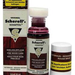 Huile pour crosse Scherell's SCHAFTOL rouge brun 50 ml