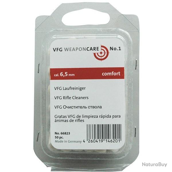 Tampons de nettoyage VFG en boite de 50 6,5 mm