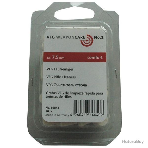 Tampons de nettoyage VFG en boite de 50 7,5 mm