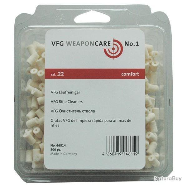 Tampons de nettoyage VFG en boite de 500 .22