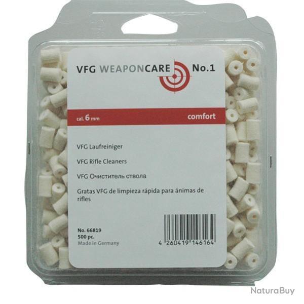 Tampons de nettoyage VFG en boite de 500 6 mm
