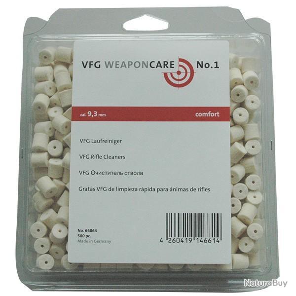 Tampons de nettoyage VFG en boite de 500 9,3 mm