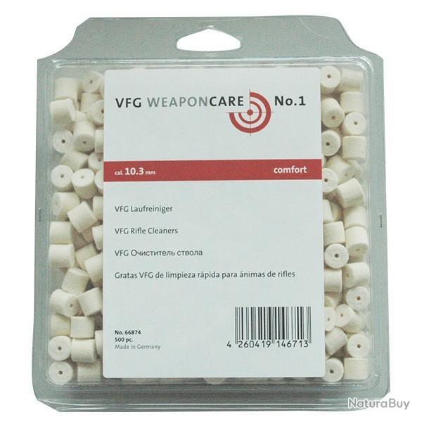 Tampons de nettoyage VFG en boite de 500 10,3 mm