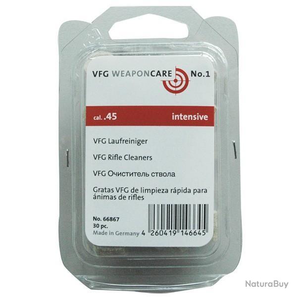 Tampons de nettoyage VFG intensif en boite de 30 .45