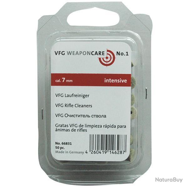 Tampons de nettoyage VFG intensif en boite de 50 7 mm
