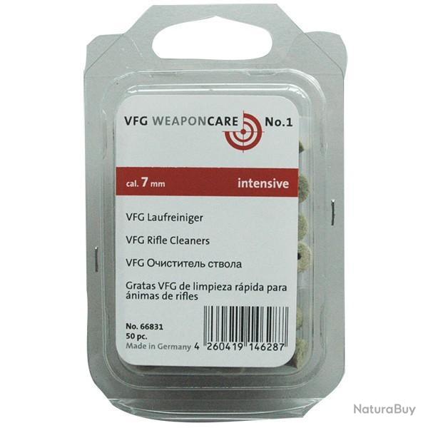 Tampons de nettoyage VFG intensif en boite de 50 7,5 mm