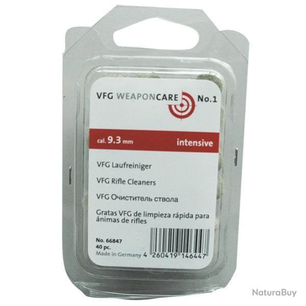 Tampons de nettoyage VFG intensif en boite de 40 9 mm