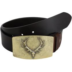 Ceinture en cuir House of Hunting "Antlers" 105 - 120 cm