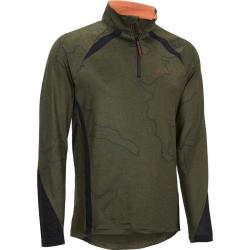 Polo manche longues anti tiques SWEDTEAM ALPHA Printed Green