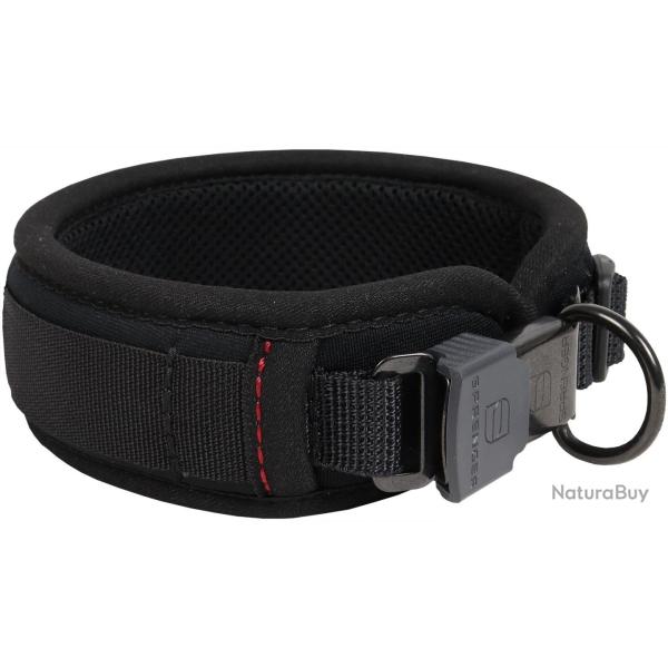 Collier pour chiens Comfort Plus noir M - chien moyen