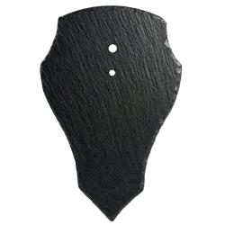 Planchette TROPHYSTONE en pierre ancienne pour troph&eacute;s pour chevreuil 22,5 x 14 cm