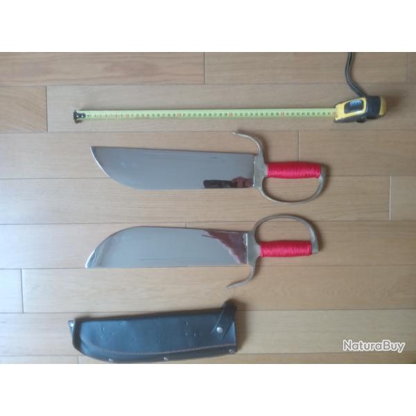 double couteau papillon