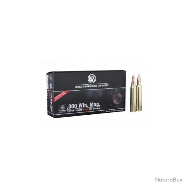 Balles RWS Target Elite Plus 12.3 g - 300 Win MAG / Par 1