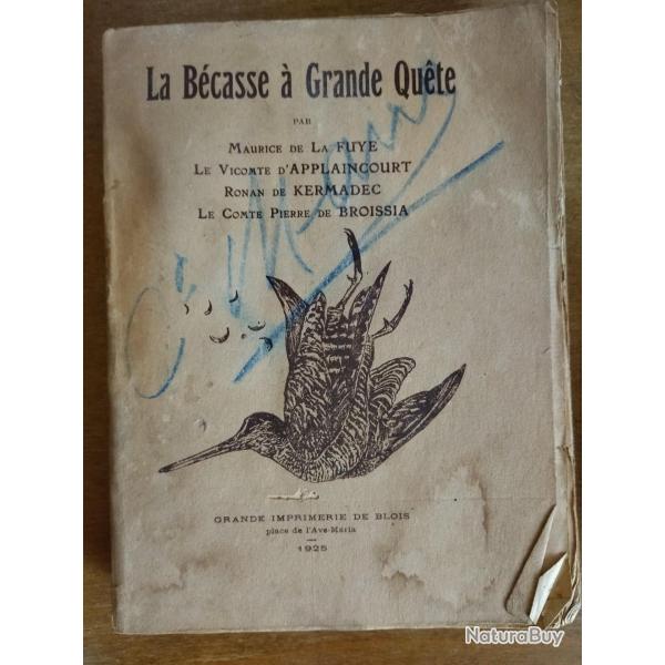 La b�casse � grande qu�te