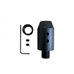 Adaptateur silencieux 1/2 UNF pour canon non filet&eacute; - Diam&egrave;tre aux choix 14 mm