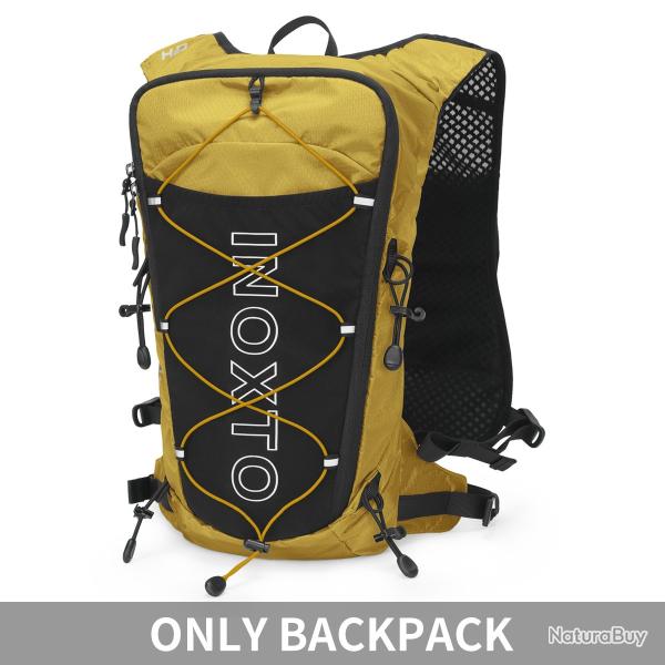 Sac  dos de gilet hydratant de course 8L-JAUNE