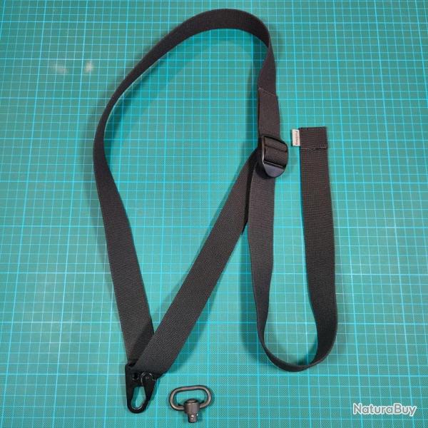Sangle 1 point One Point Sling Finsling NOIR HK hook