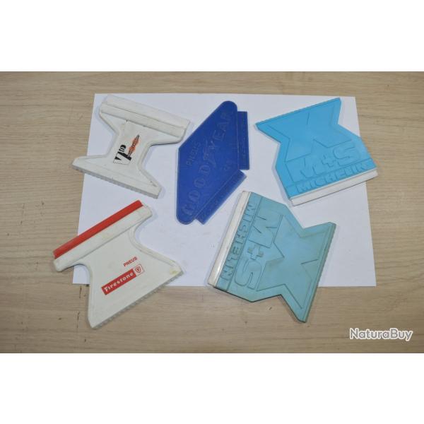 Lot de grattoir voiture Ancien 1960/1970  Good year Michelin  M�canique Vintage (14)