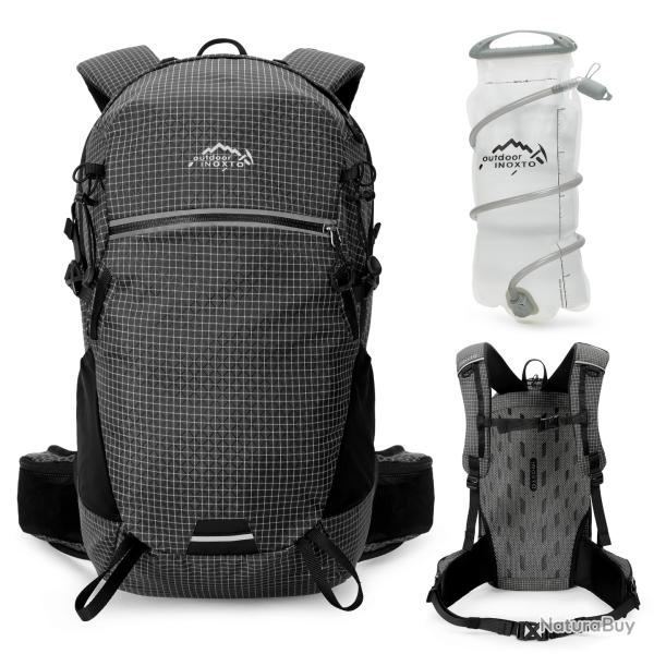 Sac � dos d'hydratation 25L + GOURDE 3L -NOIR -