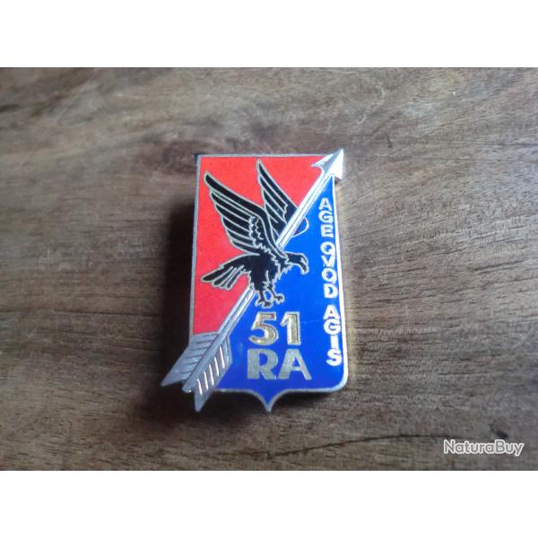 insigne 51� r�giment d artillerie / arthus bertrand