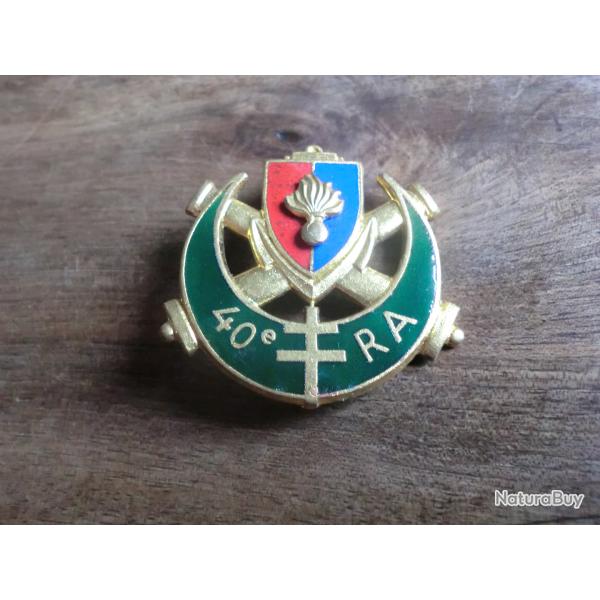 insigne 40 R.A rgiment d artillerie  / drago paris