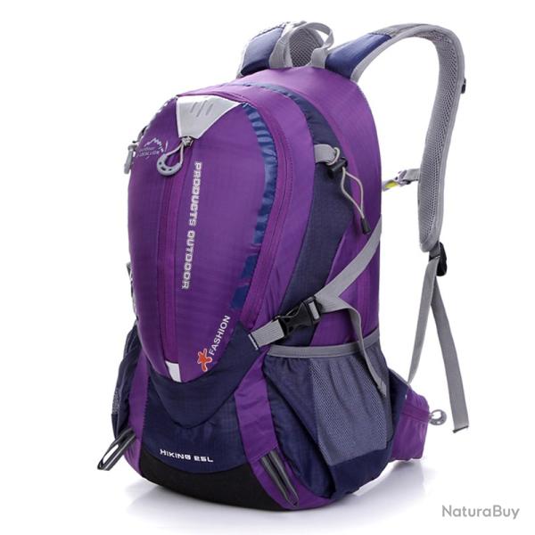 Sac � dos d'escalade �tanche 25L -VIOLET- LIVRAISON GRATUITE !
