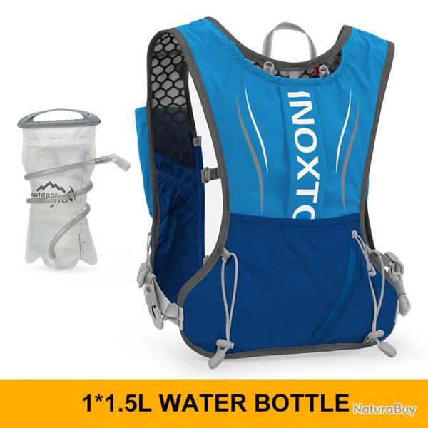 Sac � dos de sport de plein air + GOURDE 1.5L  -BLEU