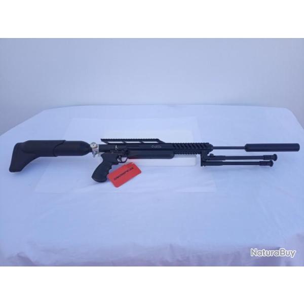 PACK-1 CARABINE M18 PCP ARCEA-SNOWPEAK + BIPIED Calibre 4,5 mm, 19,9 Joul.