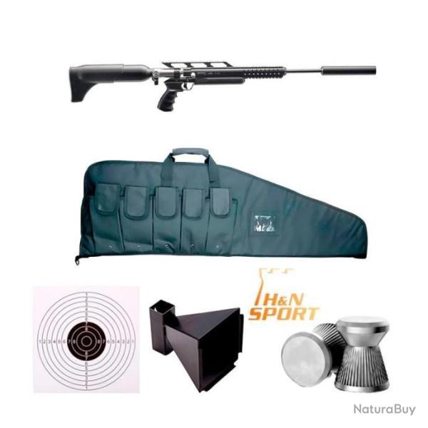 PACK-2 CARABINE PCP SNOWPEAK M18 Calibre 4,5 mm, 19,9 Joules