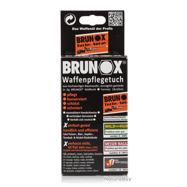 Lot de 5 lingettes d'huile Brunox TURBO-SPRAY