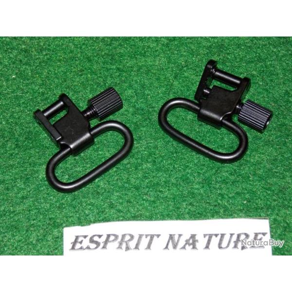 une paire de grenadi�res am�ricaines � d�tachement rapide pour sangle 25 mm..TOP PRIX !!