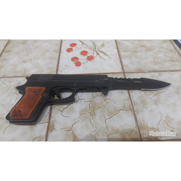 Couteau pistolet