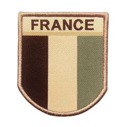 Ecusson France brod&eacute; d&eacute;sert