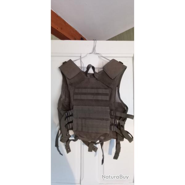 Gilet combat l�ger vert