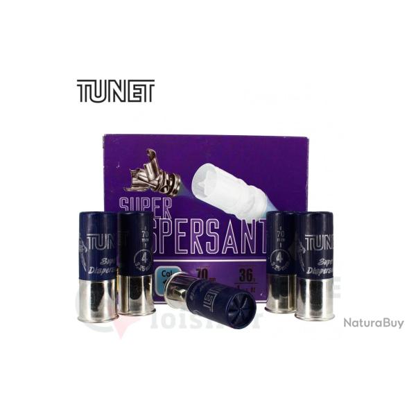 Cartouches Tunet Super Dispersante cal 12 70 Plombs au choix
