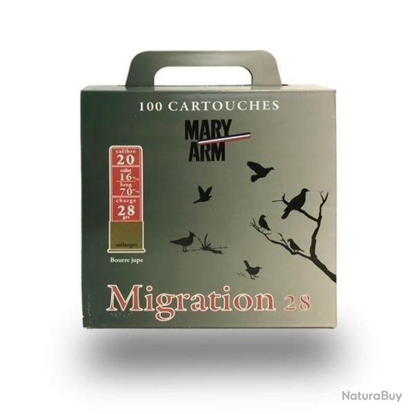 Mary Arm Pack Migration cal 20/70 - 28gr x100 n� 7.5 & 8.5