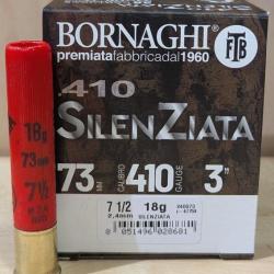 Cartouche Bornaghi Silenziata cal 410/73 18g n&deg; 7,1/2