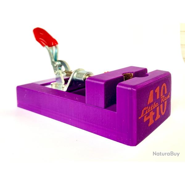 Dispositif de blocage douilles pour rechargement calibre  410 (autres calibres possibles).