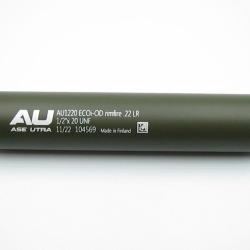 Moderateur de son Ase Utra Rimfire Cal.22LR 1/2-28" UNEF OD VERT AU-ECO