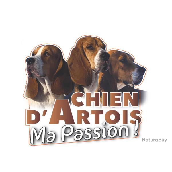 Autocollants Artois ma Passion - 14 cm x 13 cm - Adhsif polymre (pour vhicule)