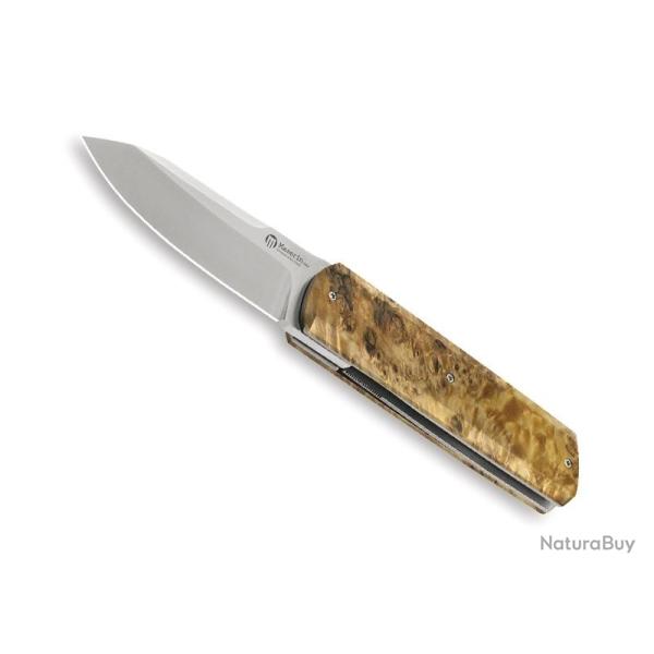 COUTEAU MASERIN SILVER LOUPE DE PEUPLIER STABILISEE