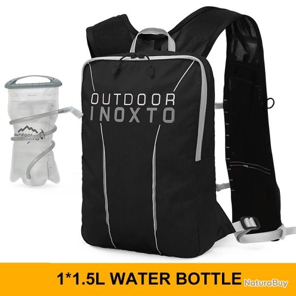 Sac � dos imperm�able 3L + GOURDE 1.5L-NOIR